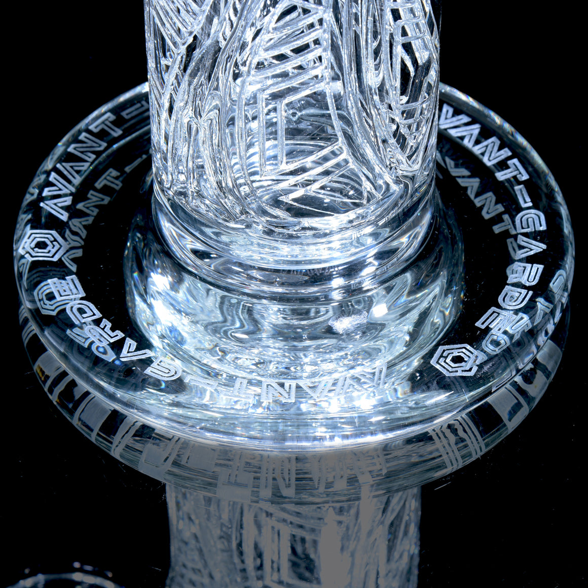 Elementum Columnar - Classic Sacred Geometry Double-Wall Channel Perc Rig - 14mm Female