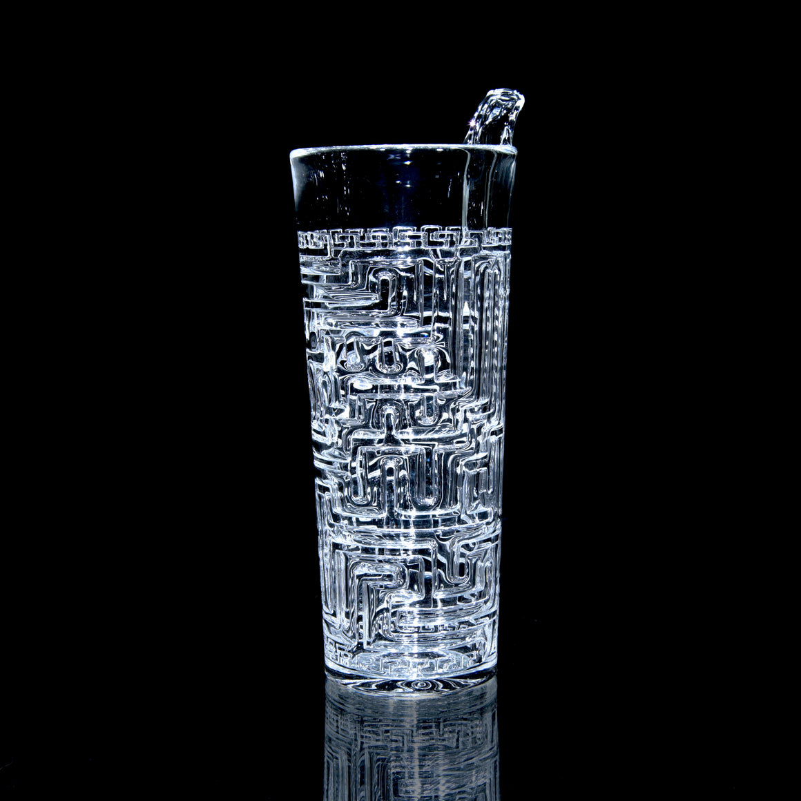 "Maze" Double-Wall Channeled Straw Drinking Cup - #6