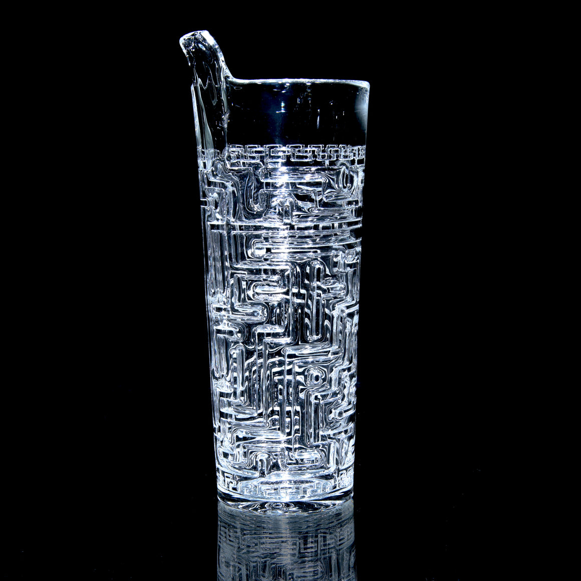 "Maze" Double-Wall Channeled Straw Drinking Cup - #6