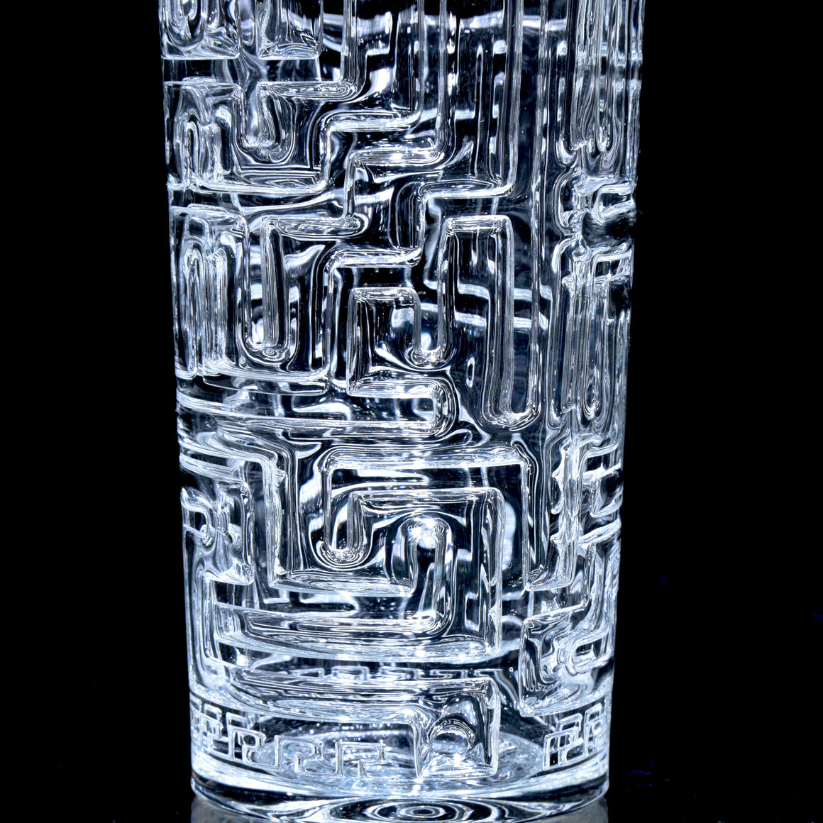 "Maze" Double-Wall Channeled Straw Drinking Cup - #6
