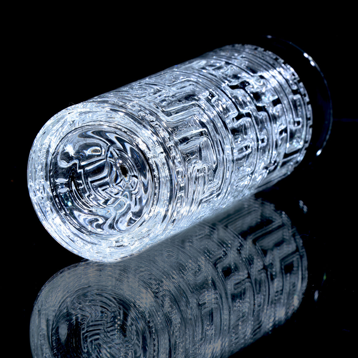 "Maze" Double-Wall Channeled Straw Drinking Cup - #6