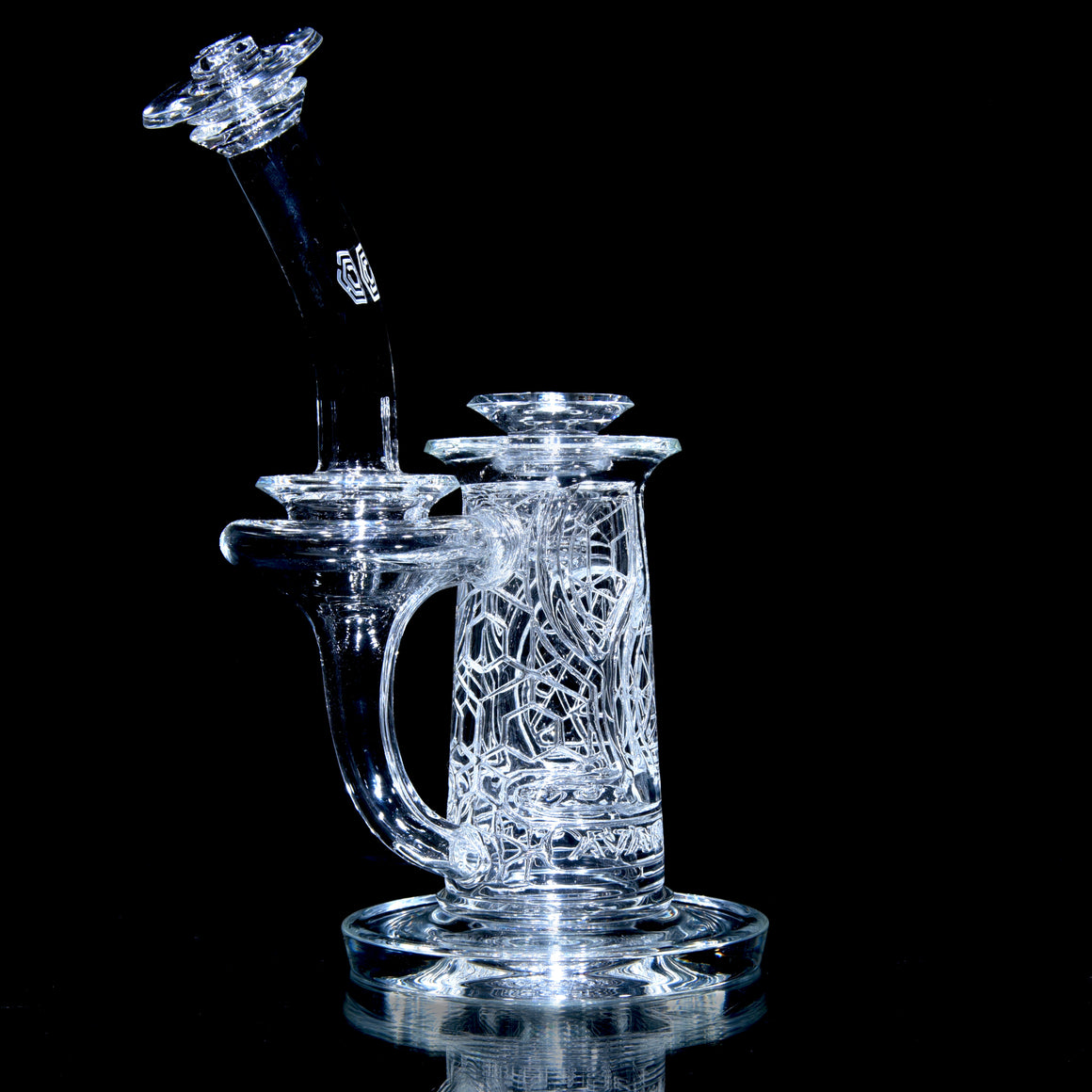 F1 Full-size Sacred Geometry Double-Wall Channel Recycler #2 - 10mm Female