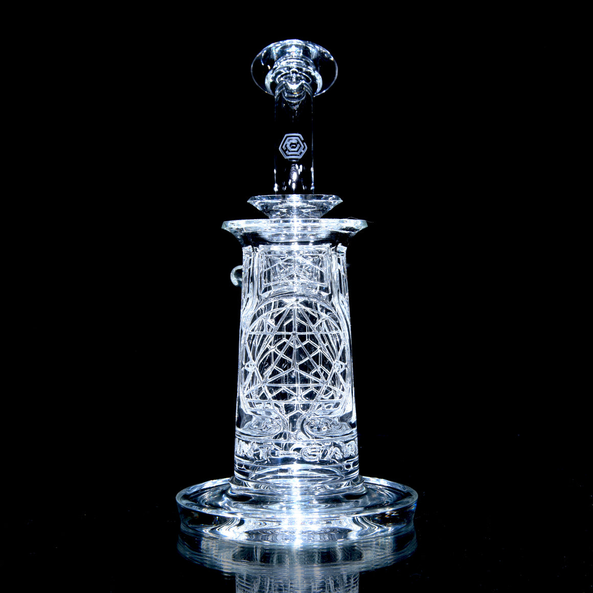F1 Full-size Sacred Geometry Double-Wall Channel Recycler #2 - 10mm Female