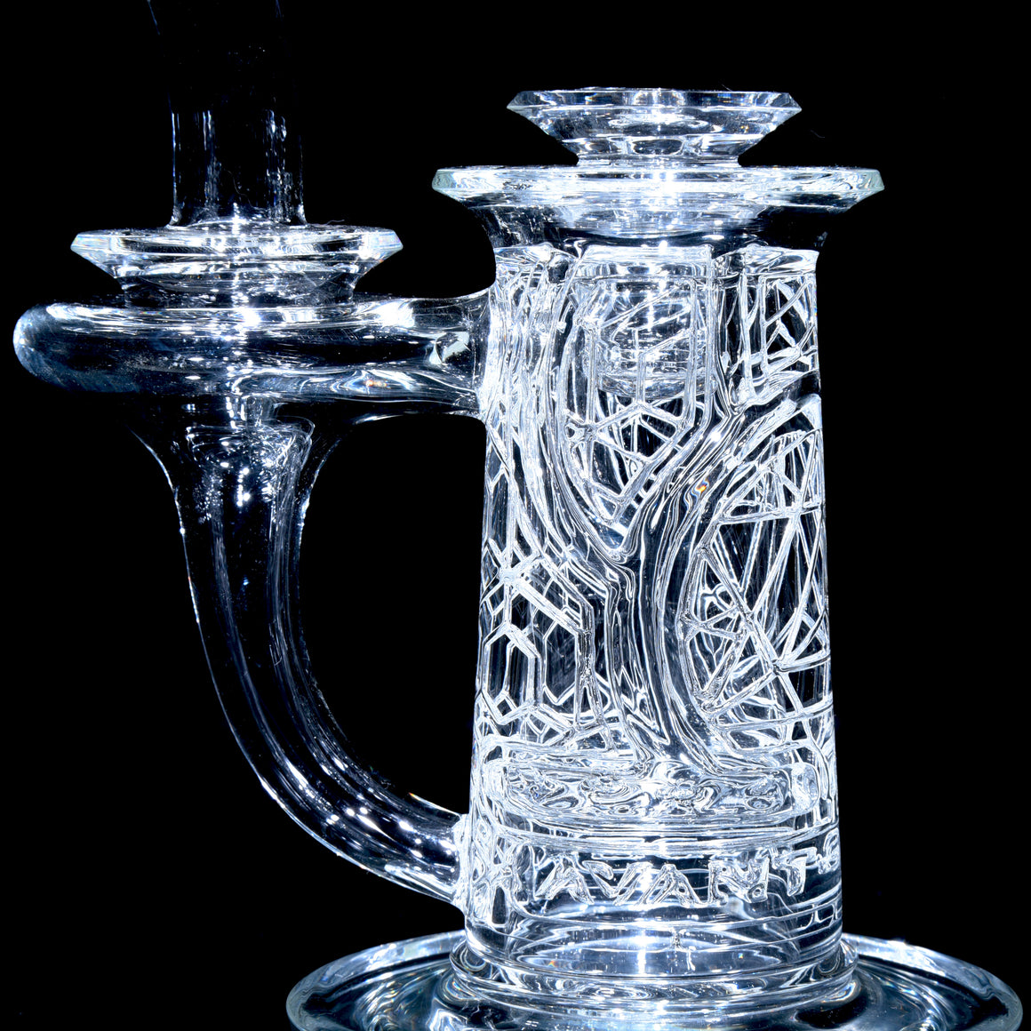 F1 Full-size Sacred Geometry Double-Wall Channel Recycler #2 - 10mm Female
