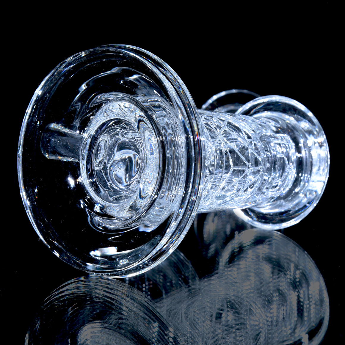 F2 Mini Sacred Geometry Double-Wall Channel Recycler #3 - 14mm Female