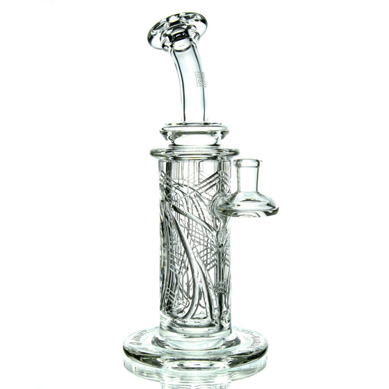 Elementum Columnar - Classic Sacred Geometry Double-Wall Channel Perc Rig - 14mm Female