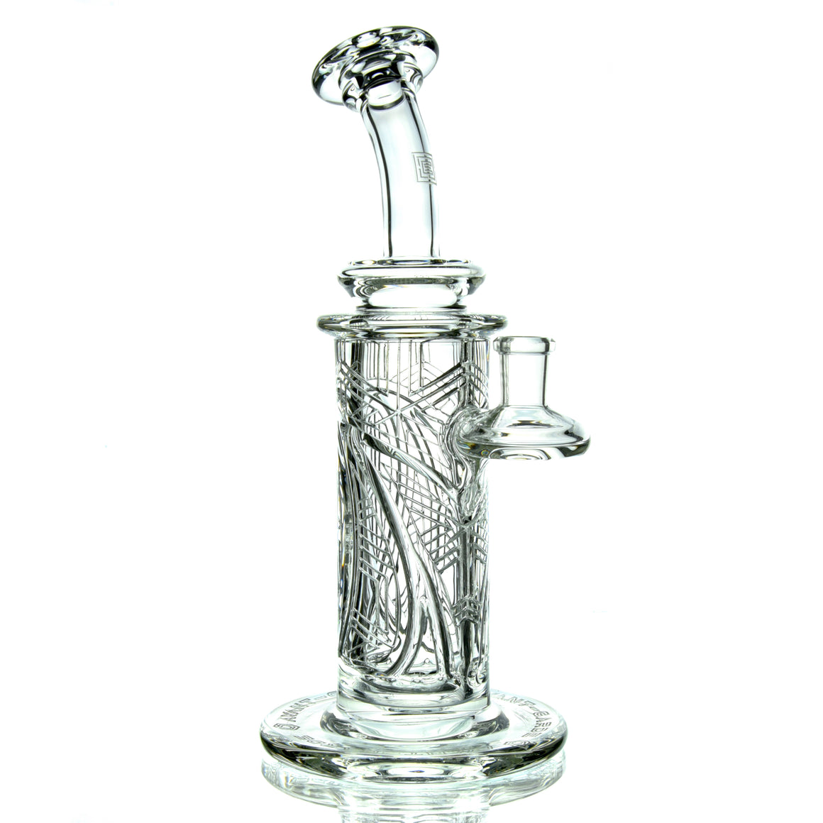 Elementum Columnar - Classic Sacred Geometry Double-Wall Channel Perc Rig - 14mm Female