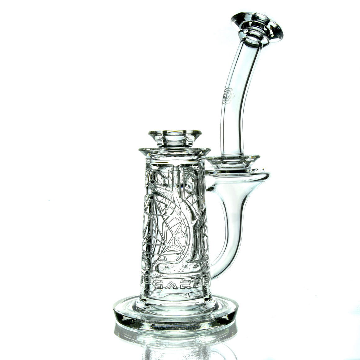 F1 Full-size Sacred Geometry Double-Wall Channel Recycler #3 - 14mm Female