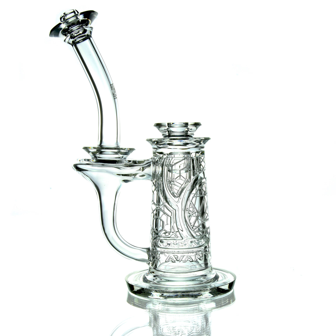 F1 Full-size Sacred Geometry Double-Wall Channel Recycler #3 - 14mm Female