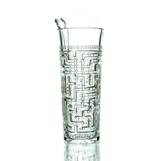 "Maze" Double-Wall Channeled Straw Drinking Cup - #6