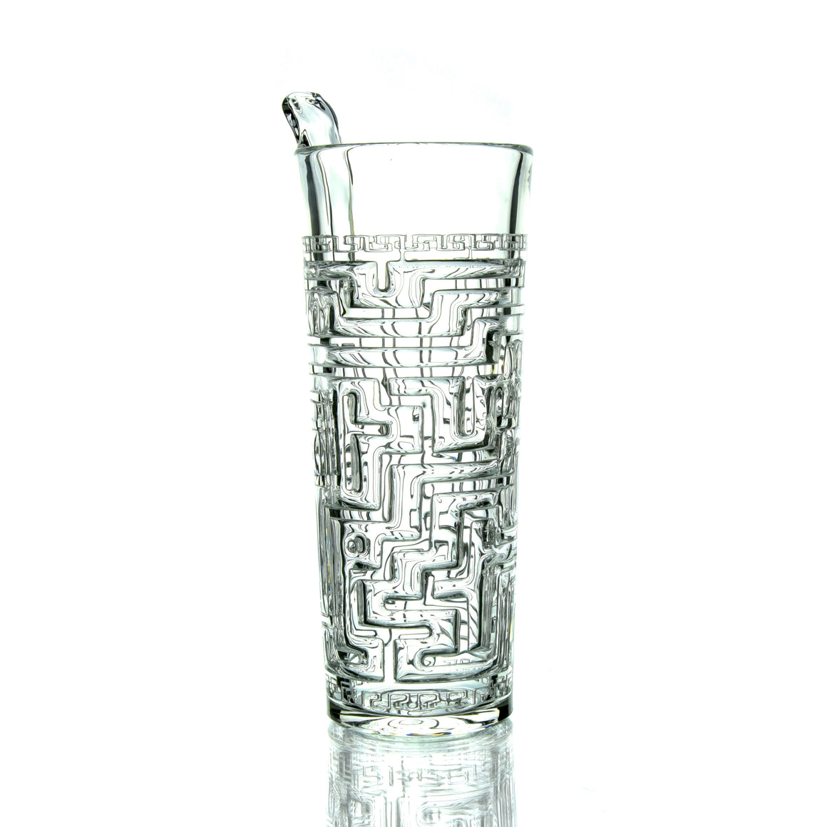 "Maze" Double-Wall Channeled Straw Drinking Cup - #6