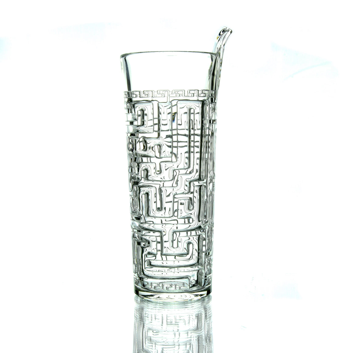 "Maze" Double-Wall Channeled Straw Drinking Cup - #6
