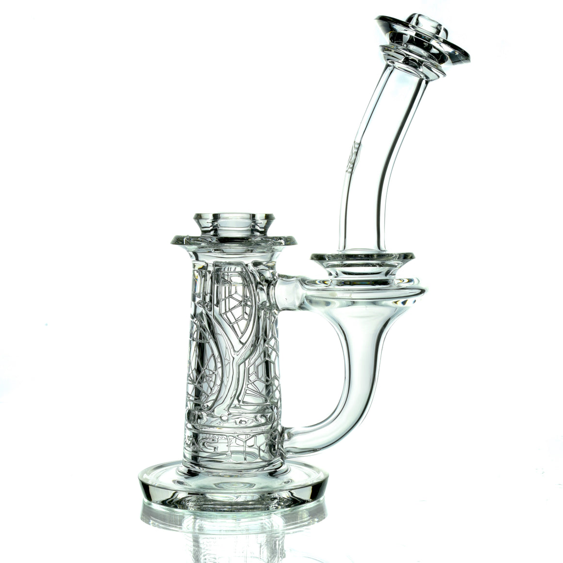 F2 Mini Sacred Geometry Double-Wall Channel Recycler #3 - 14mm Female