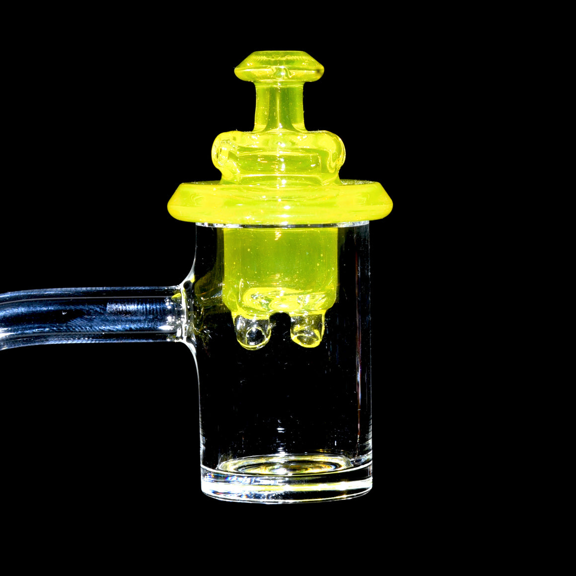Full-color Dual-intake Spinner Cap for 25mm Bucket Bangers - Lemon Drop