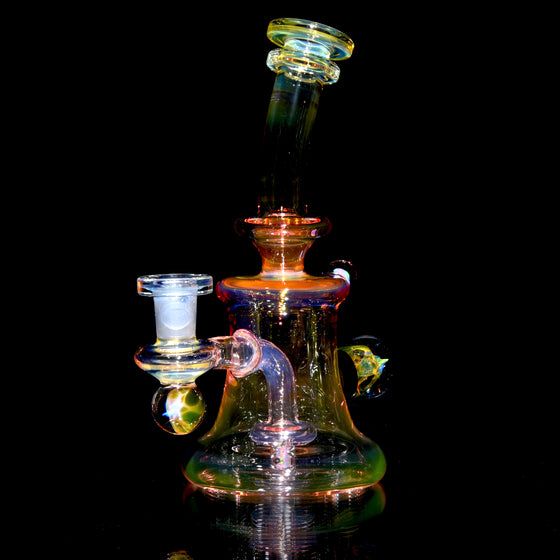 Fully-worked Fumed Banger Hanger w/ Fume Marble attachments - 10mm Female