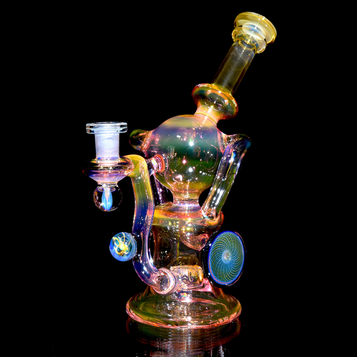 Fully-fumed Double-Uptake Klein Orbcycler  - 10mm Female