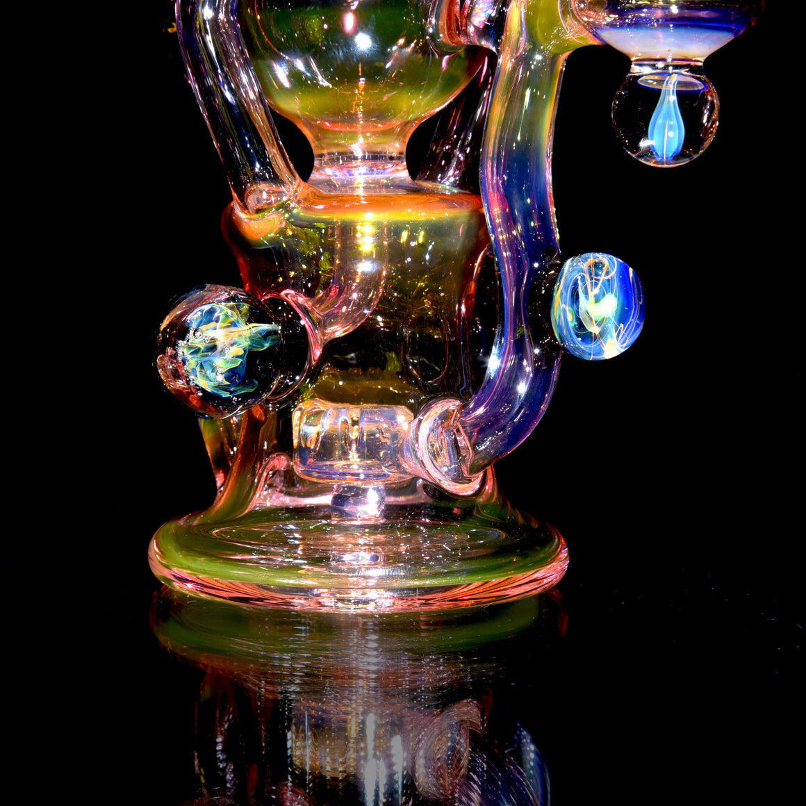 Fully-fumed Double-Uptake Klein Orbcycler  - 10mm Female