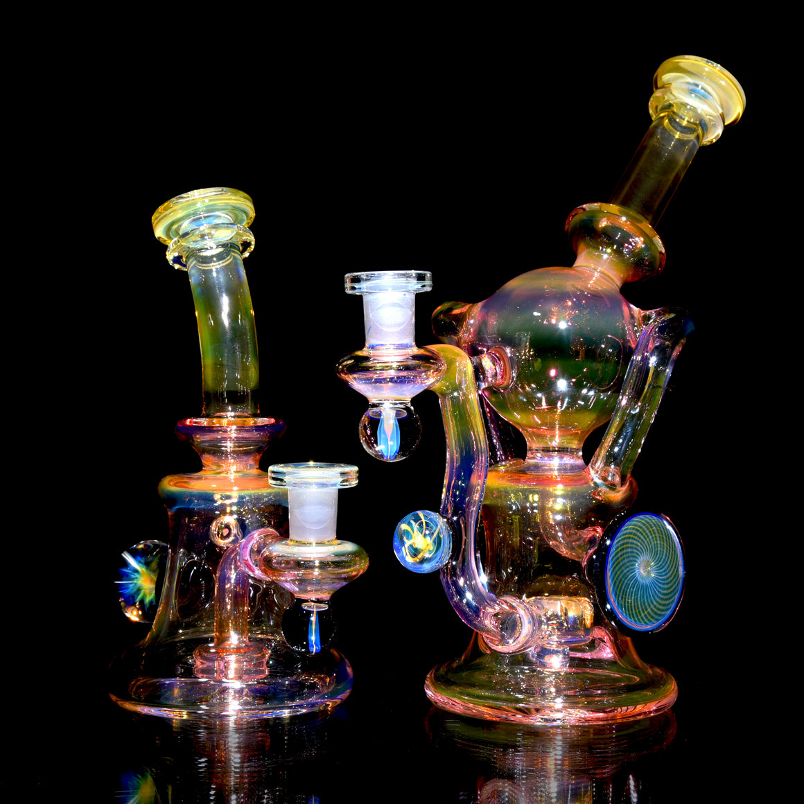 Fully-fumed Double-Uptake Klein Orbcycler  - 10mm Female