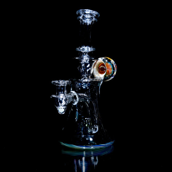 Fumed Reversal Base Banger Hanger w/ Implosion & Opal Joint - 10mm Female