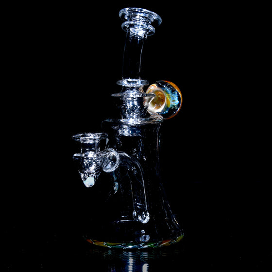 Fumed Reversal Base Banger Hanger w/ Implosion & Opal Joint - 10mm Female