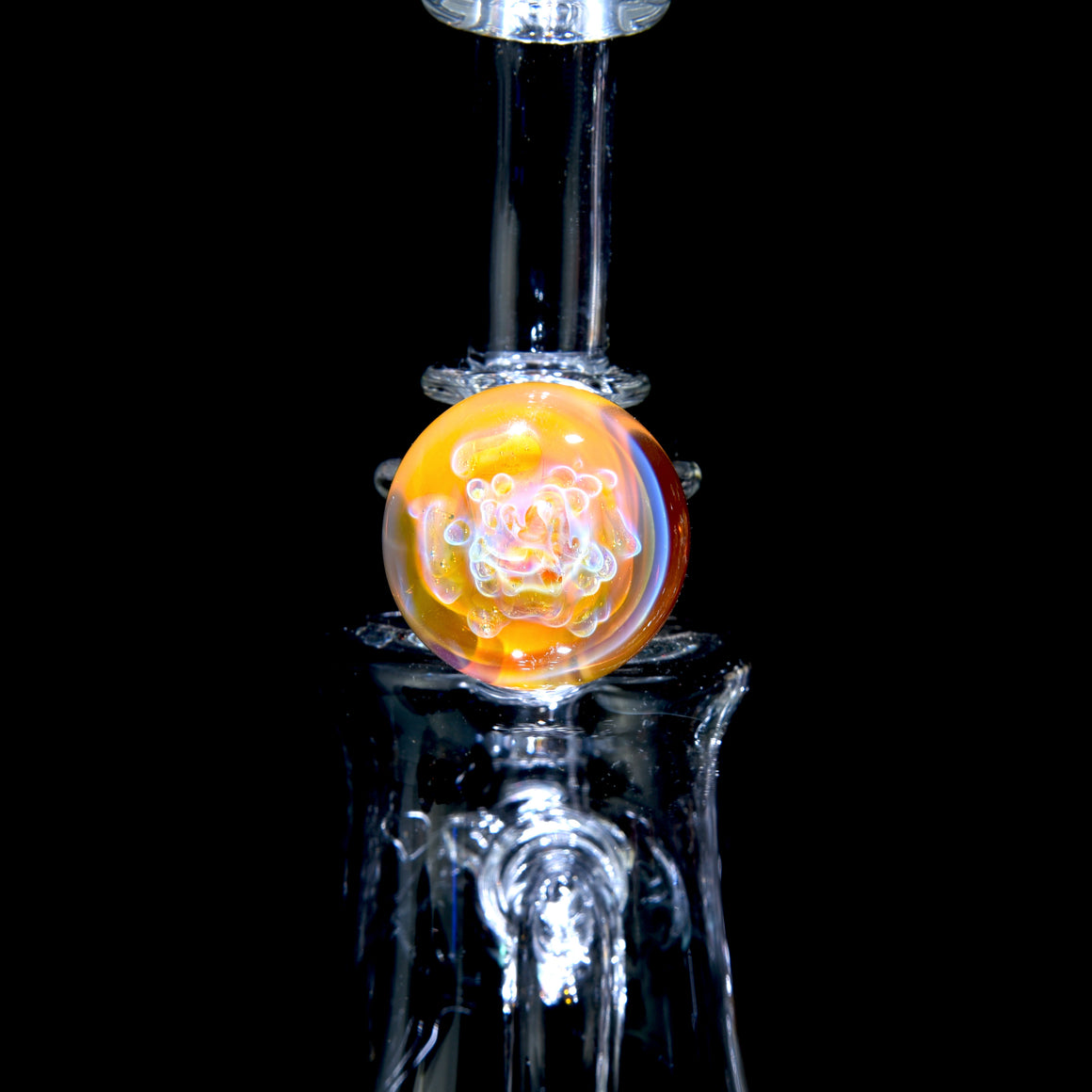 Fumed Reversal Base Banger Hanger w/ Implosion & Opal Joint - 10mm Female