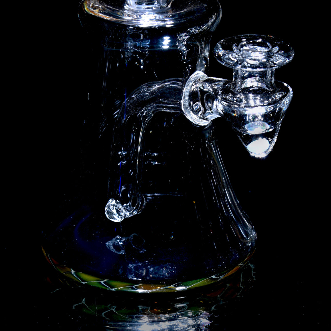 Fumed Reversal Base Banger Hanger w/ Implosion & Opal Joint - 10mm Female