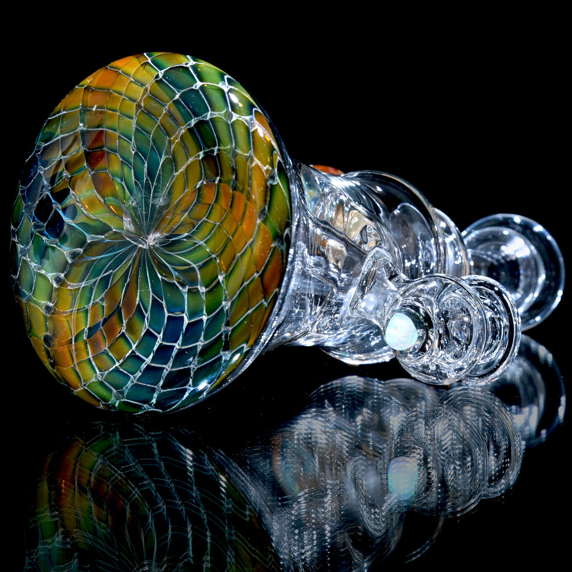 Fumed Reversal Base Banger Hanger w/ Implosion & Opal Joint - 10mm Female