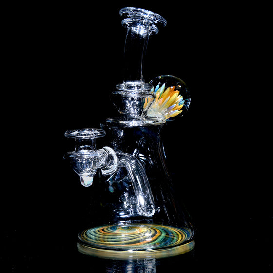 Fumed Reversal Base Banger Hanger w/ Implosion & Opal Joint - 10mm Female