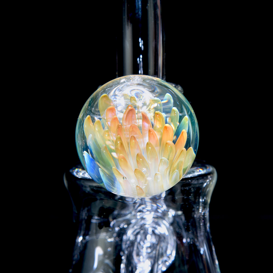 Fumed Reversal Base Banger Hanger w/ Implosion & Opal Joint - 10mm Female