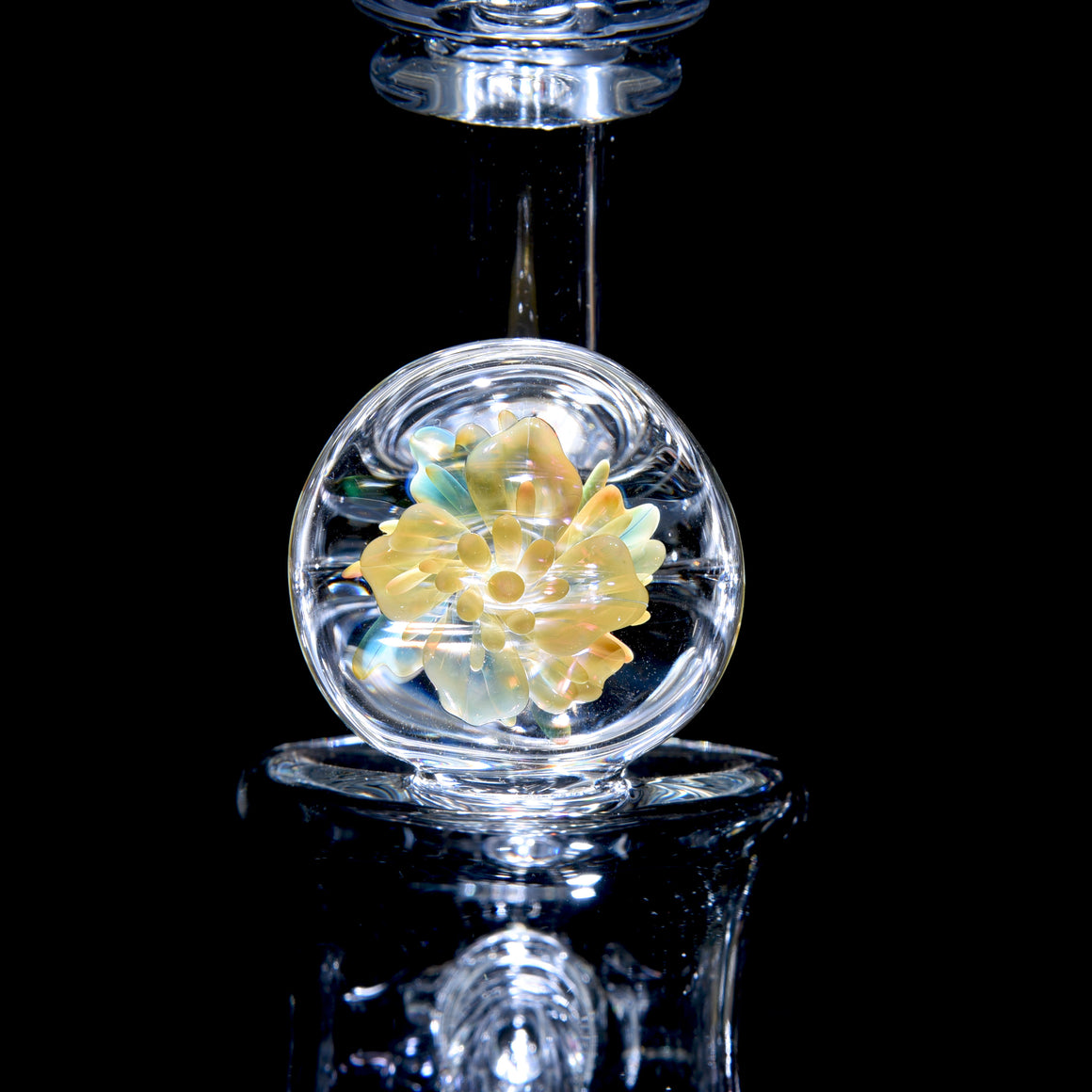 Fumed Honeycomb Base Banger Hanger w/ Implosion & Opal Joint - 10mm Female