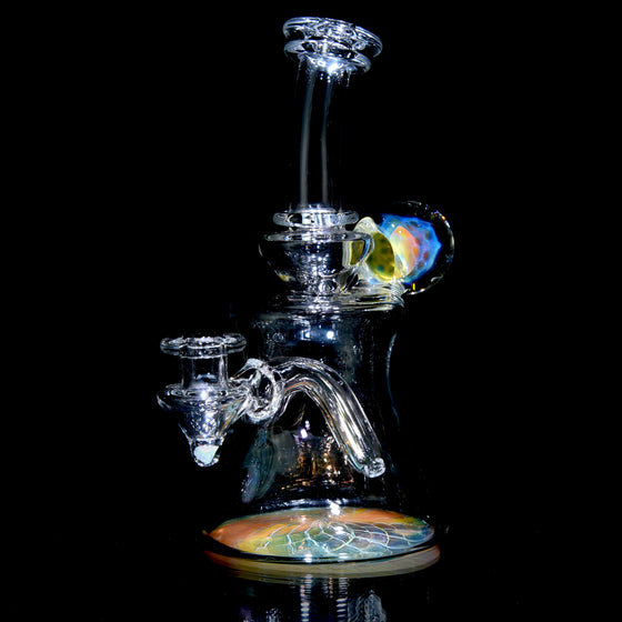Fumed Reversal Base Banger Hanger w/ Implosion & Opal Joint - 10mm Female