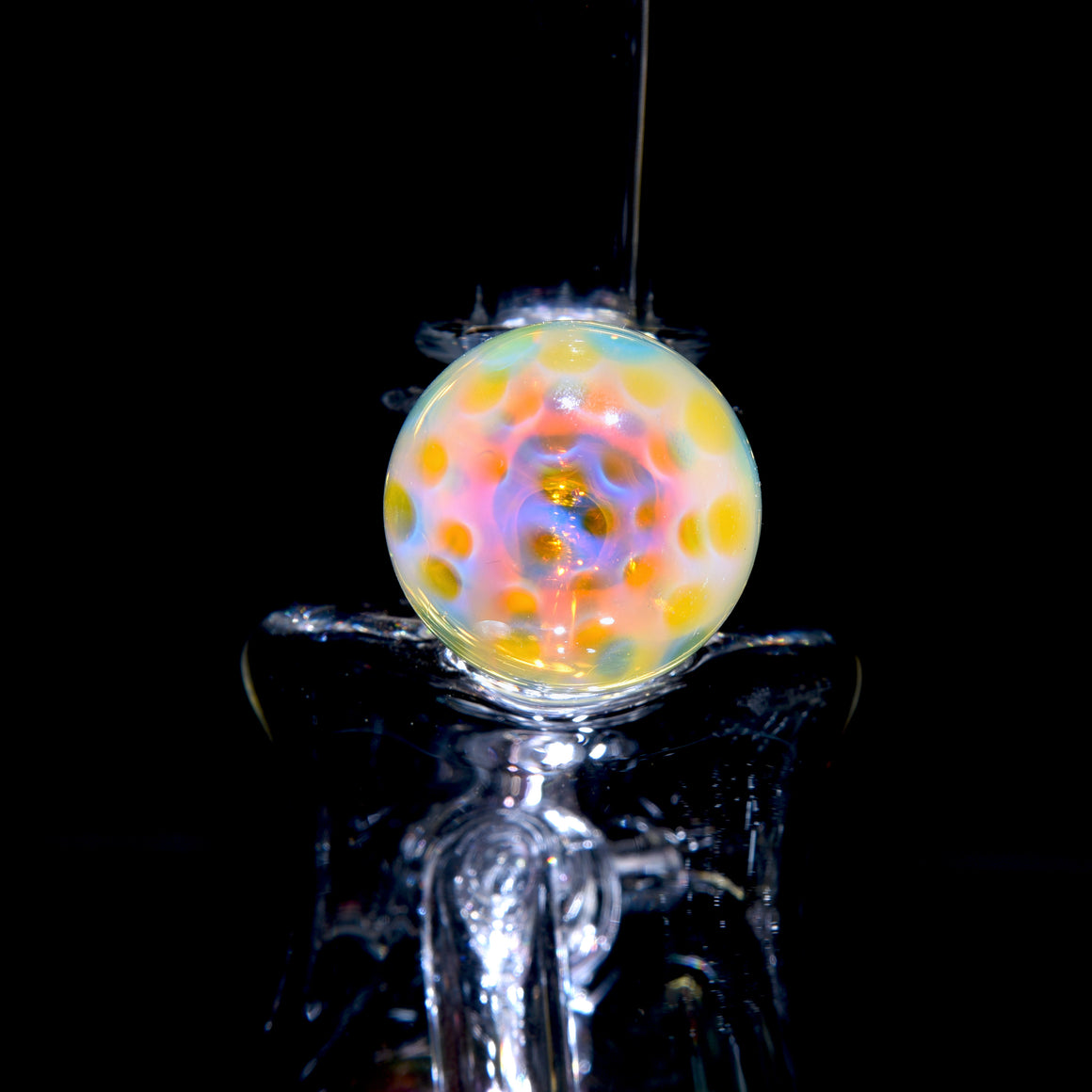 Fumed Reversal Base Banger Hanger w/ Implosion & Opal Joint - 10mm Female