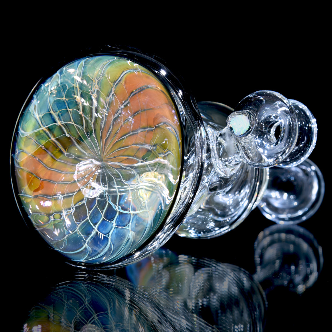 Fumed Reversal Base Banger Hanger w/ Implosion & Opal Joint - 10mm Female