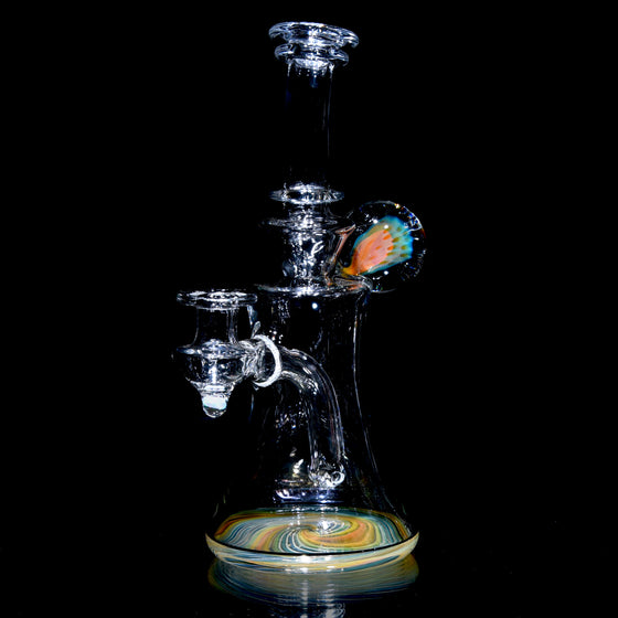 Fumed Reversal Base Banger Hanger w/ Implosion & Opal Joint - 10mm Female