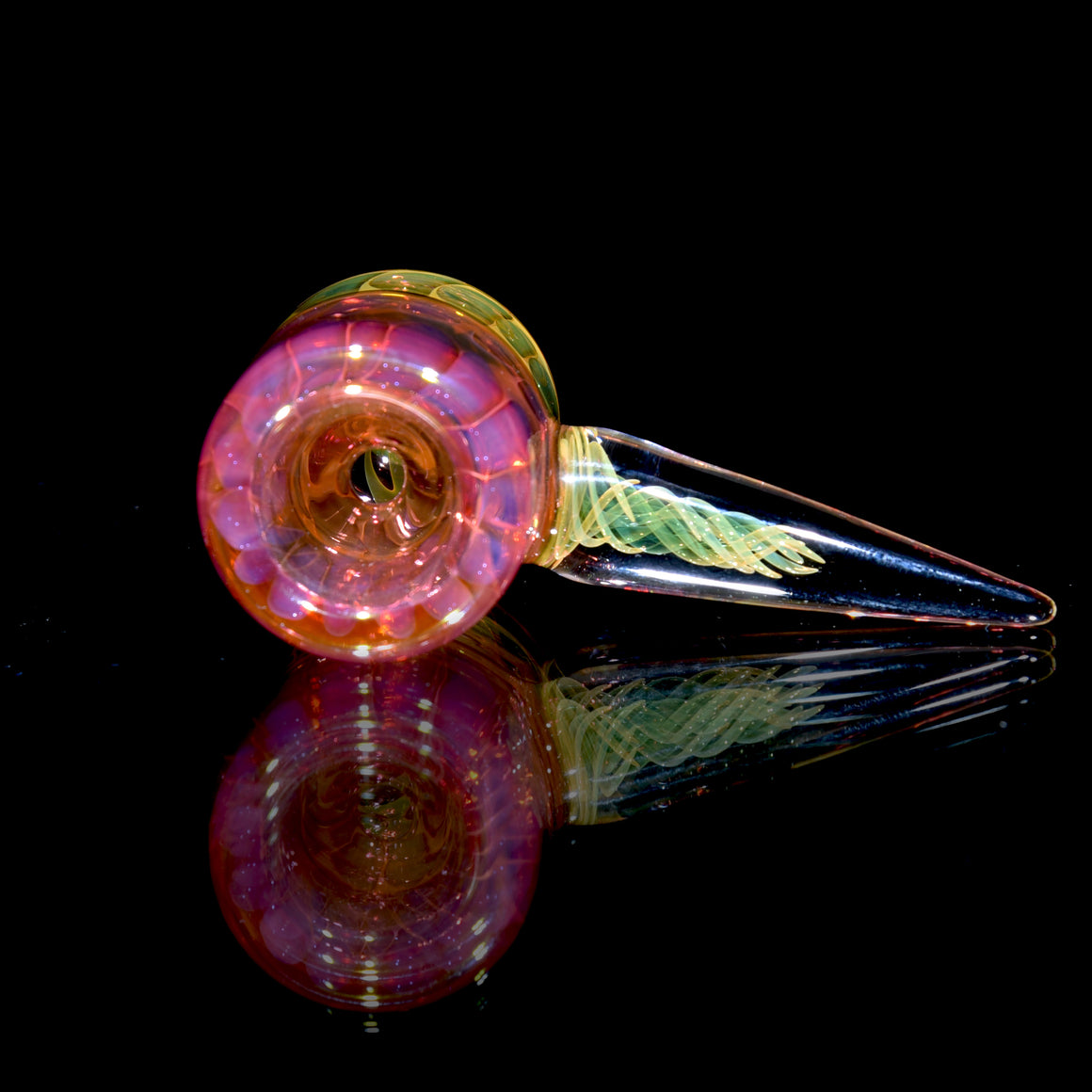 Fully-worked Fume Honeycomb Slide w Lattice Horn - 10mm Male