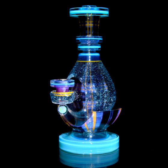 Coldworked Tartan Tech Dichro Teardrop Rig - Meta-Terrania/Royal Jelly - 10mm Female