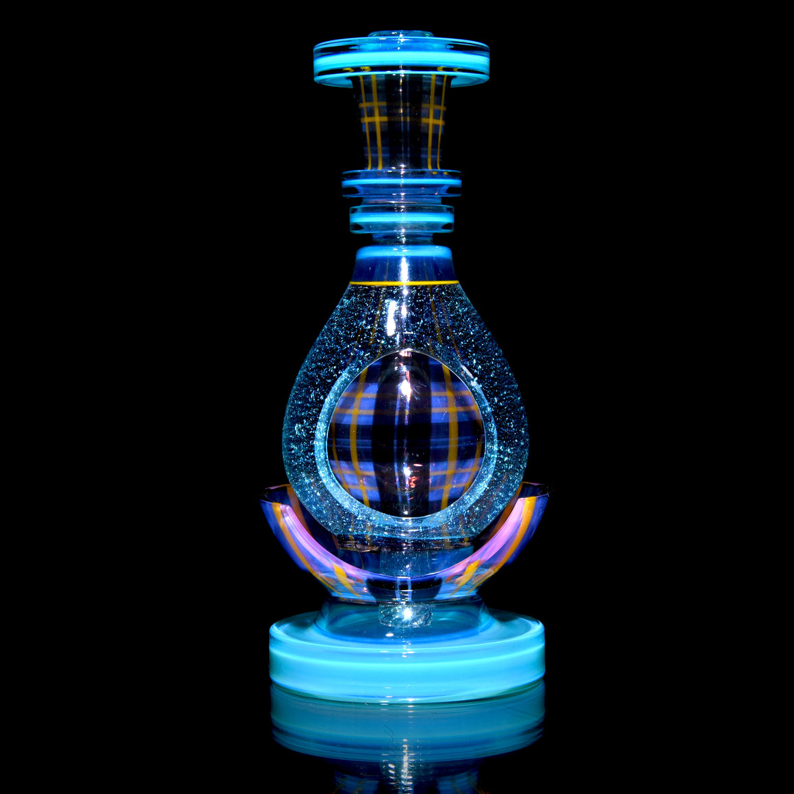 Coldworked Tartan Tech Dichro Teardrop Rig - Meta-Terrania/Royal Jelly - 10mm Female