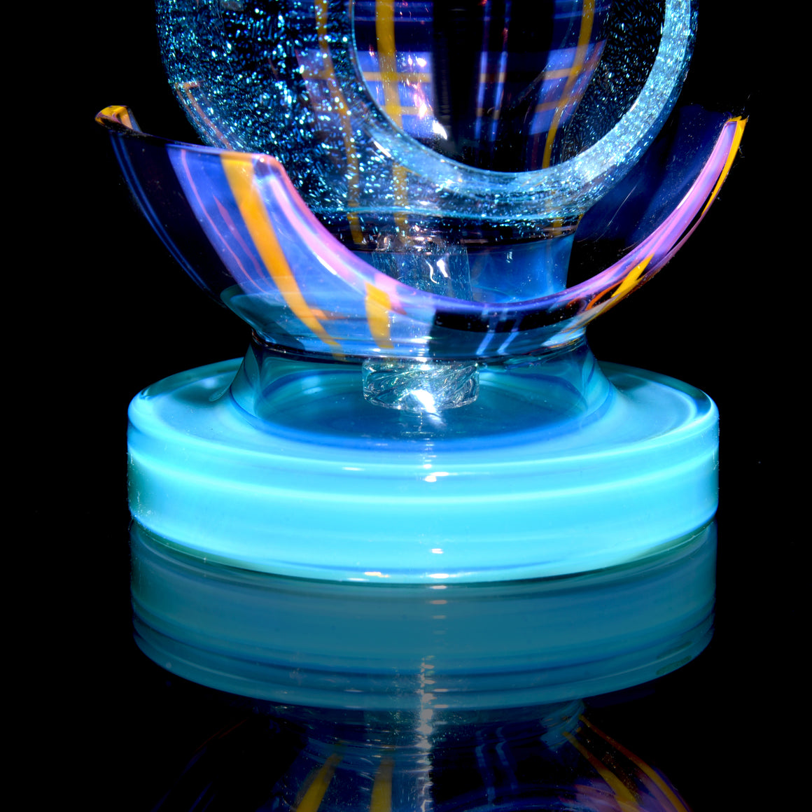 Coldworked Tartan Tech Dichro Teardrop Rig - Meta-Terrania/Royal Jelly - 10mm Female
