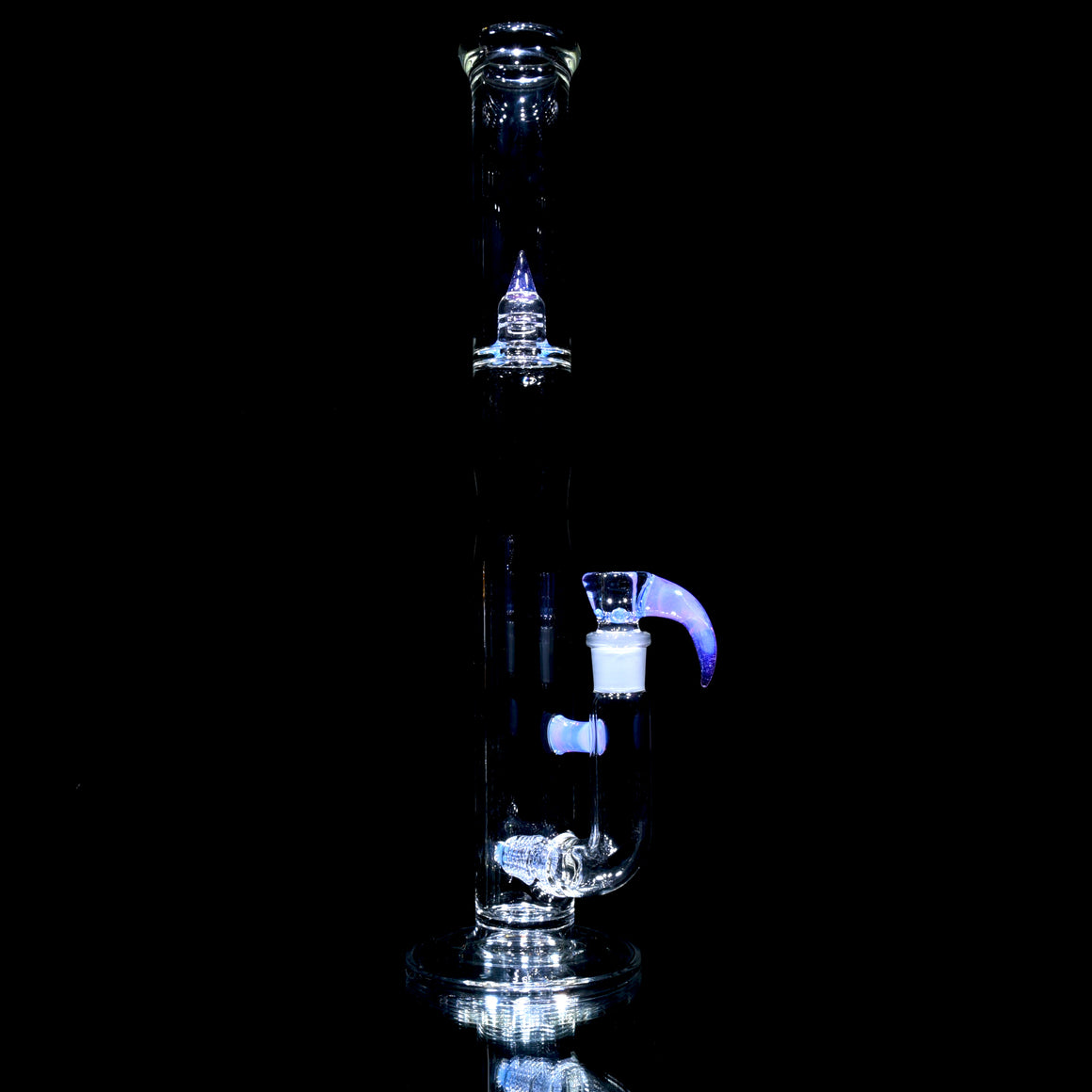 Accented 44mm V2 Upgrid Stemline Straight Tube w/ 4-hole Horned Slide - Neo Opal - 18mm Female