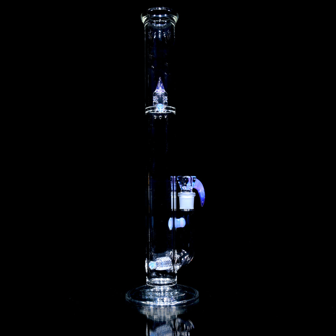 Accented 44mm V2 Upgrid Stemline Straight Tube w/ 4-hole Horned Slide - Neo Opal - 18mm Female