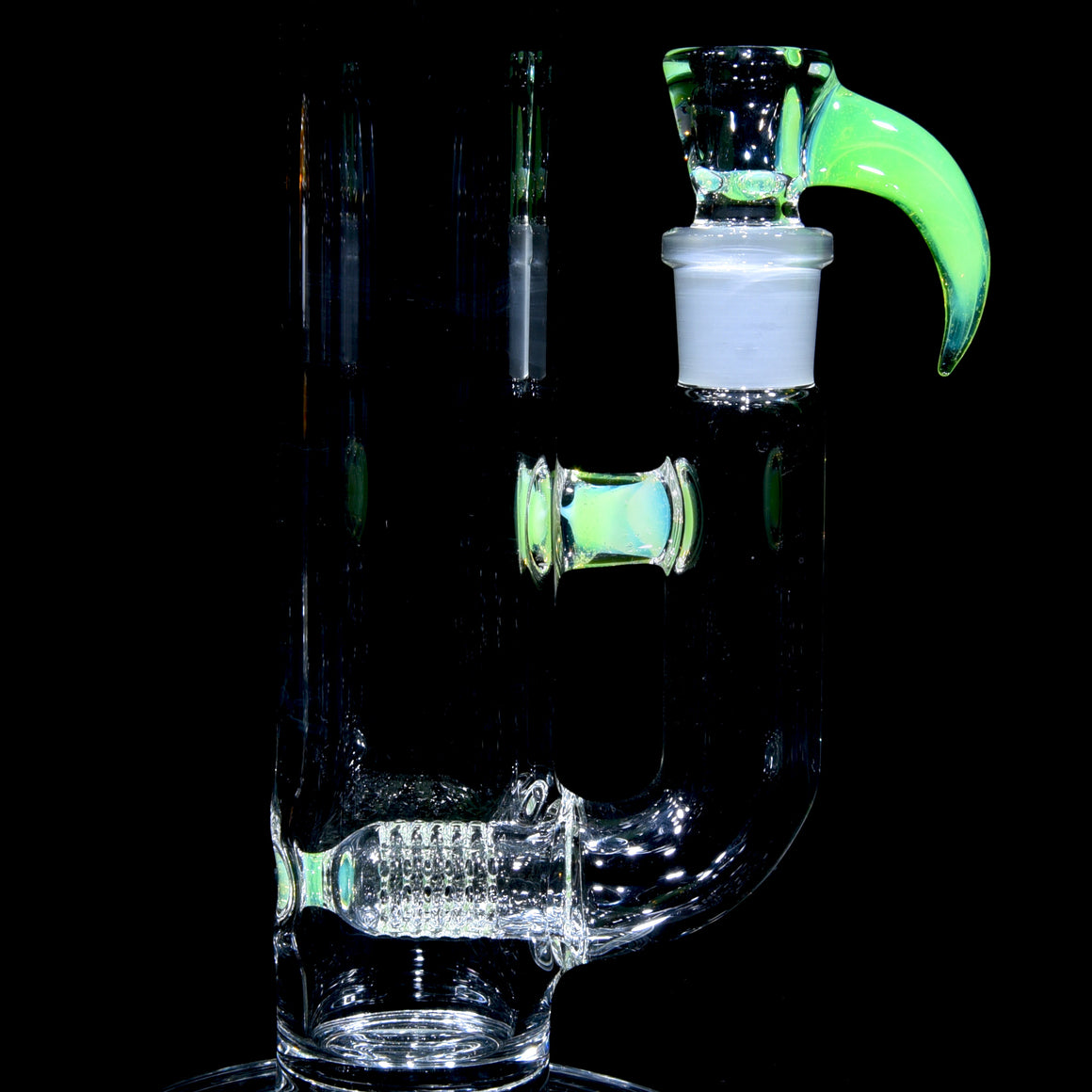 Accented 44mm V2 Upgrid Stemline Straight Tube w/ 4-hole Horned Slide - Slyme - 18mm Female