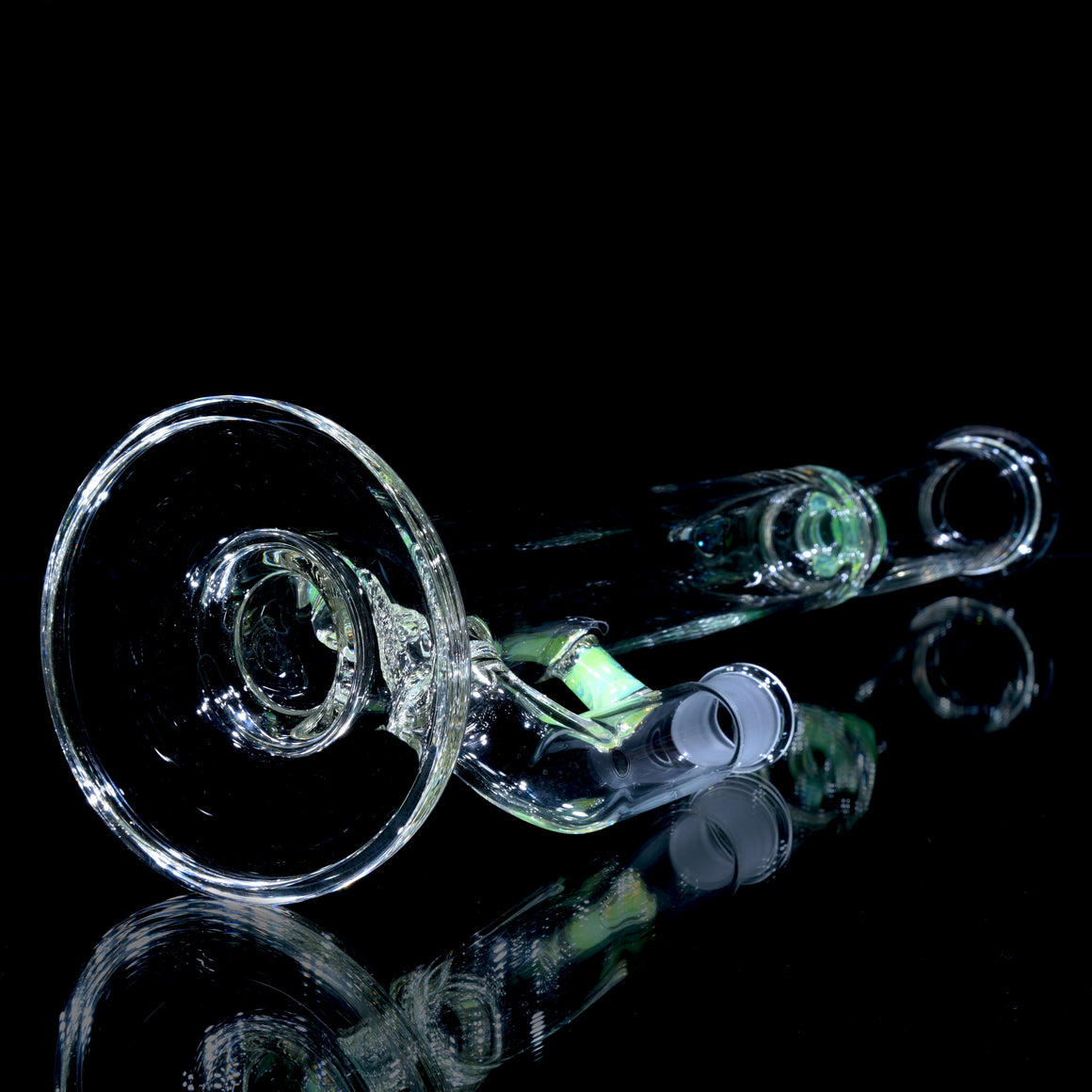 Accented 44mm V2 Upgrid Stemline Straight Tube w/ 4-hole Horned Slide - Slyme - 18mm Female