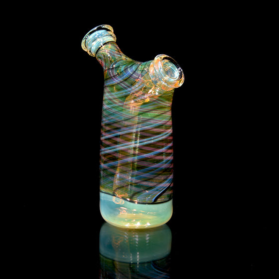 Gold & Silver Fume Honeycomb Dewaar Ripper Flask - 10mm Female