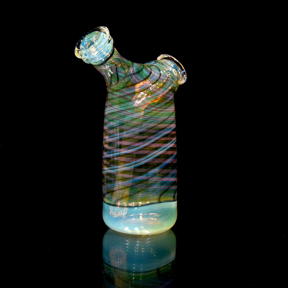 Gold & Silver Fume Honeycomb Dewaar Ripper Flask - 10mm Female