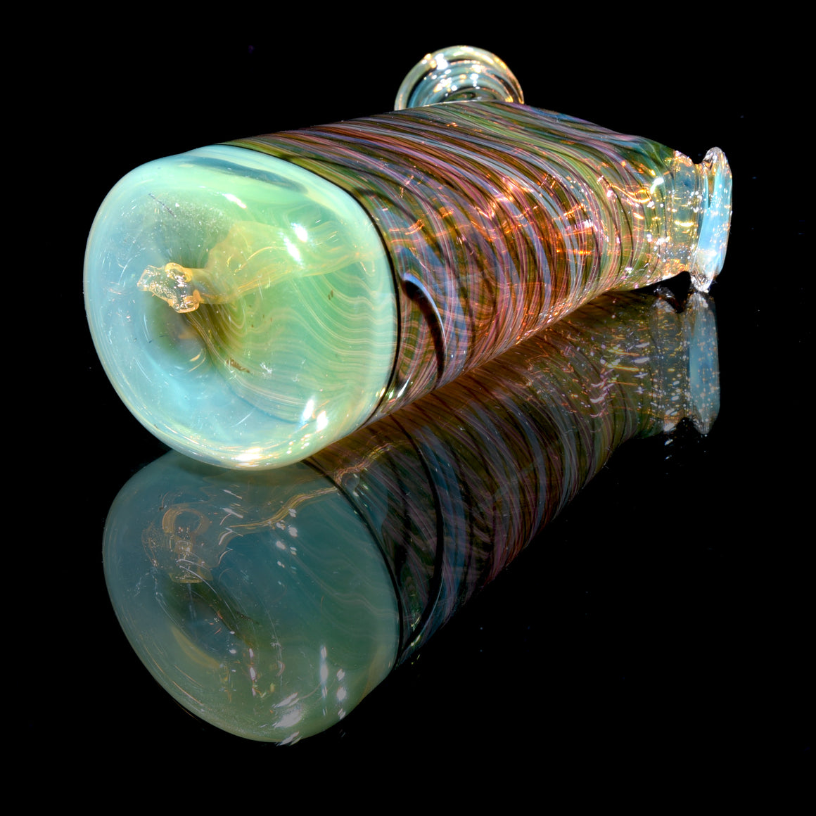 Gold & Silver Fume Honeycomb Dewaar Ripper Flask - 10mm Female
