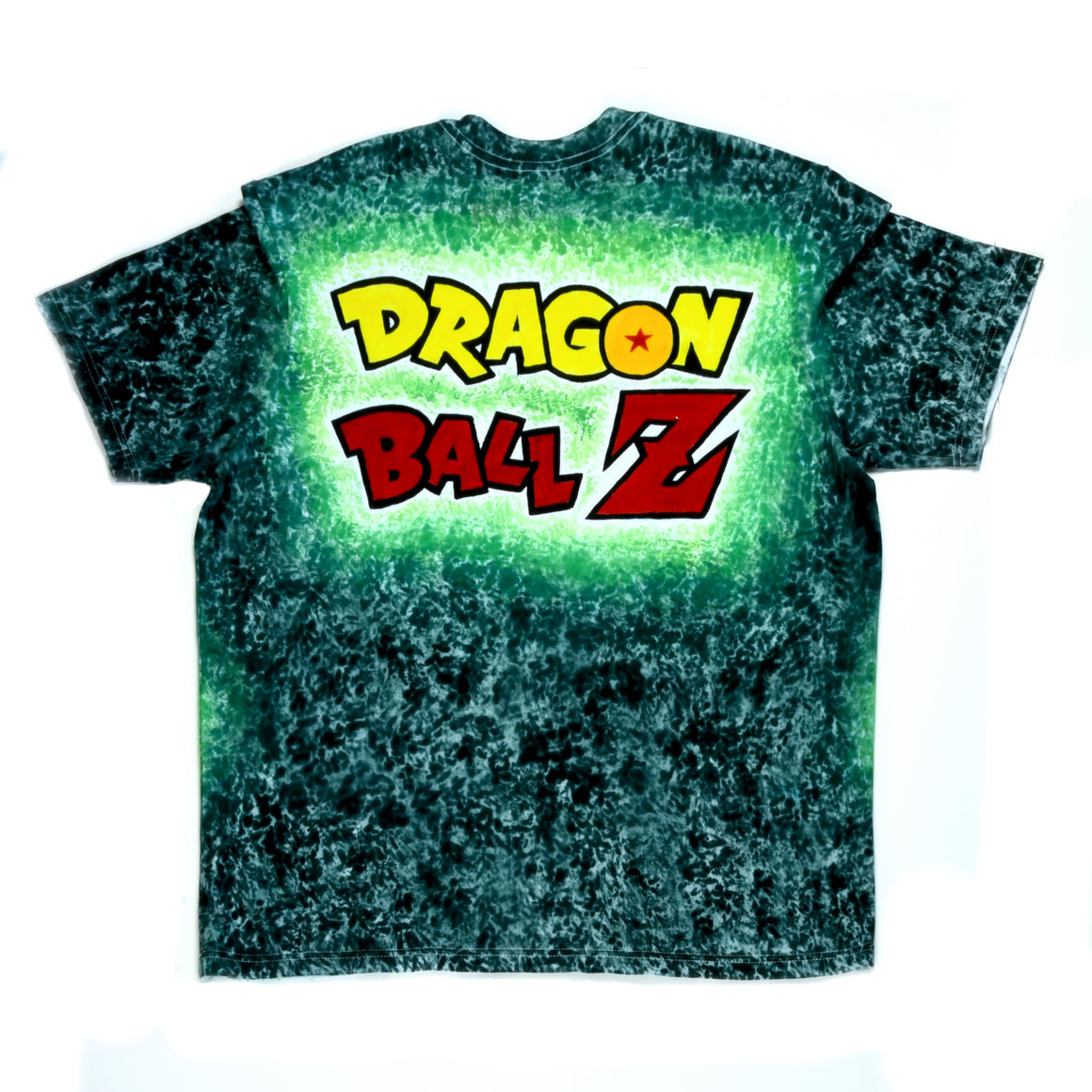 XL - Tie-dyed and Hand-painted T-Shirt - DBZ Frieza #1
