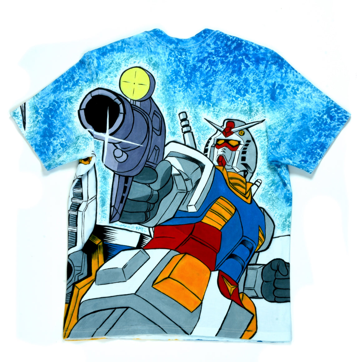 Medium - Hand-painted and Dyed T-Shirt - RX-78-2 Gundam #1