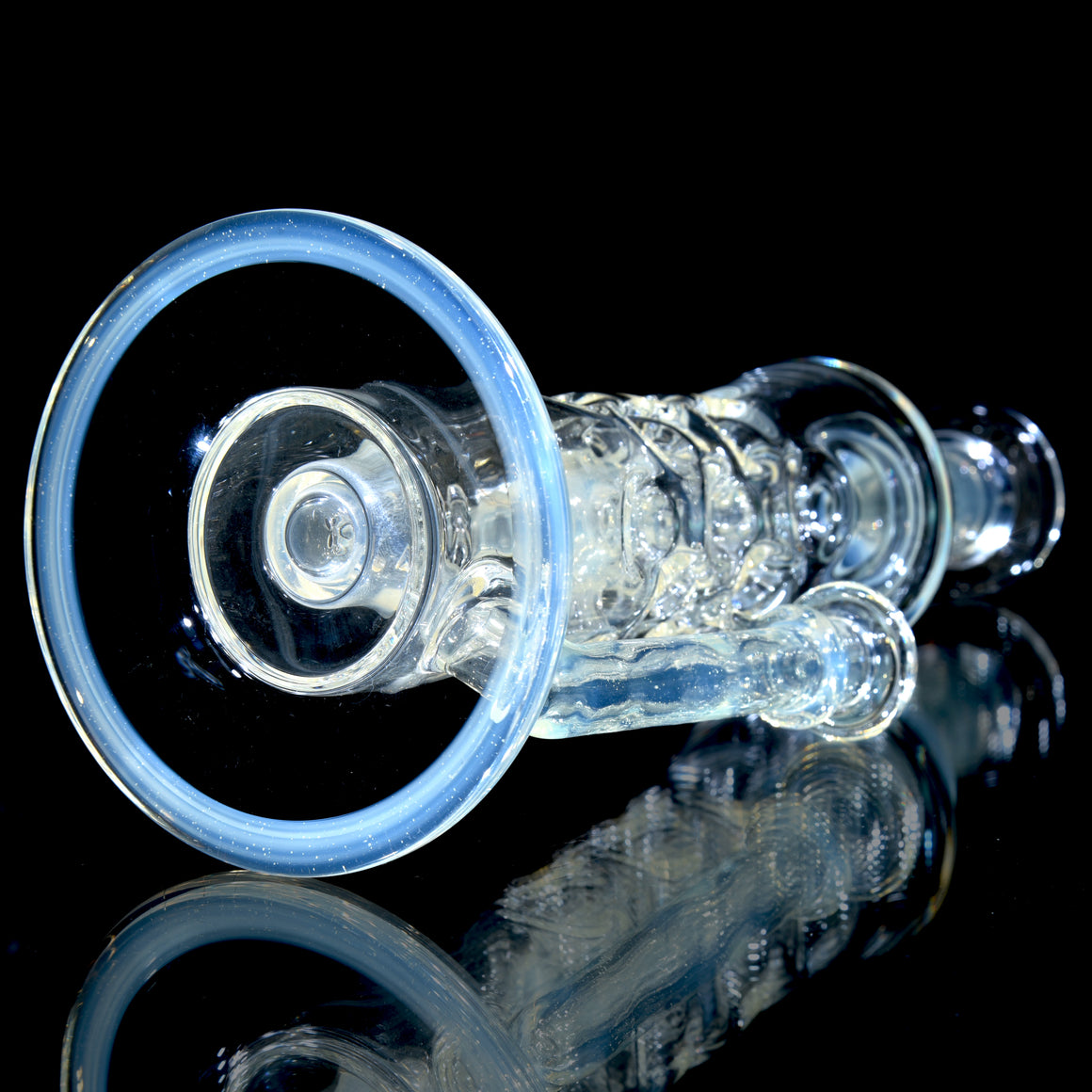 CFL Reactive 15-hole Straight Fab w/ Control Tower Cap - Pastel Serum - 10mm Female