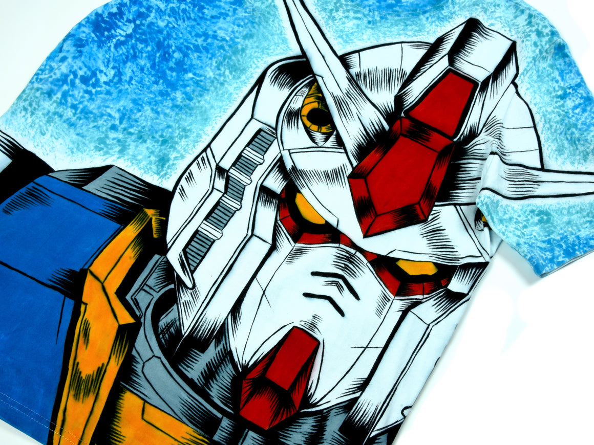 Medium - Hand-painted and Dyed T-Shirt - RX-78-2 Gundam #1