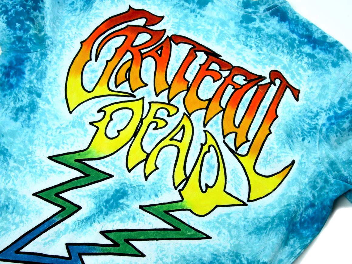 Large - Hand-painted and Dyed T-Shirt - Grateful Dead Bertha